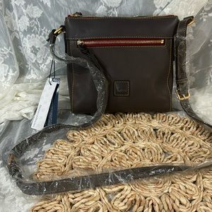 Dooney & Bourke Alison Florentine crossbody charcoal bag